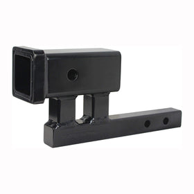 MaxxHaul 80875 front view showing 2-inch receiver and durable finish, improving accessory fit