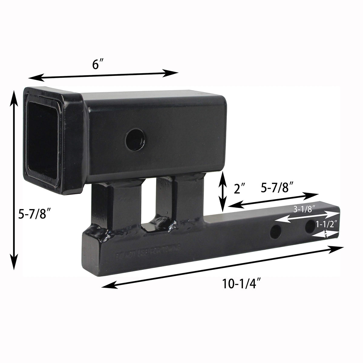 MaxxHaul side profile with rise/drop and 9-inch extension for precise fitment