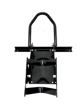 MaxxHaul adjustable rear cradle detail showing four-position fit advantage