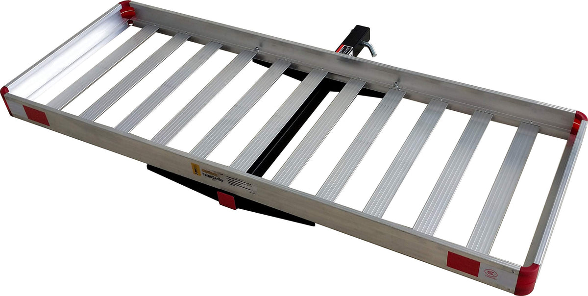 MAXXHAUL close-up of extruded aluminum slats highlighting rust resistance and lightweight benefit