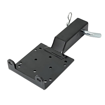 MAXXHAUL front view of hitch winch mount showing compact profile and durability