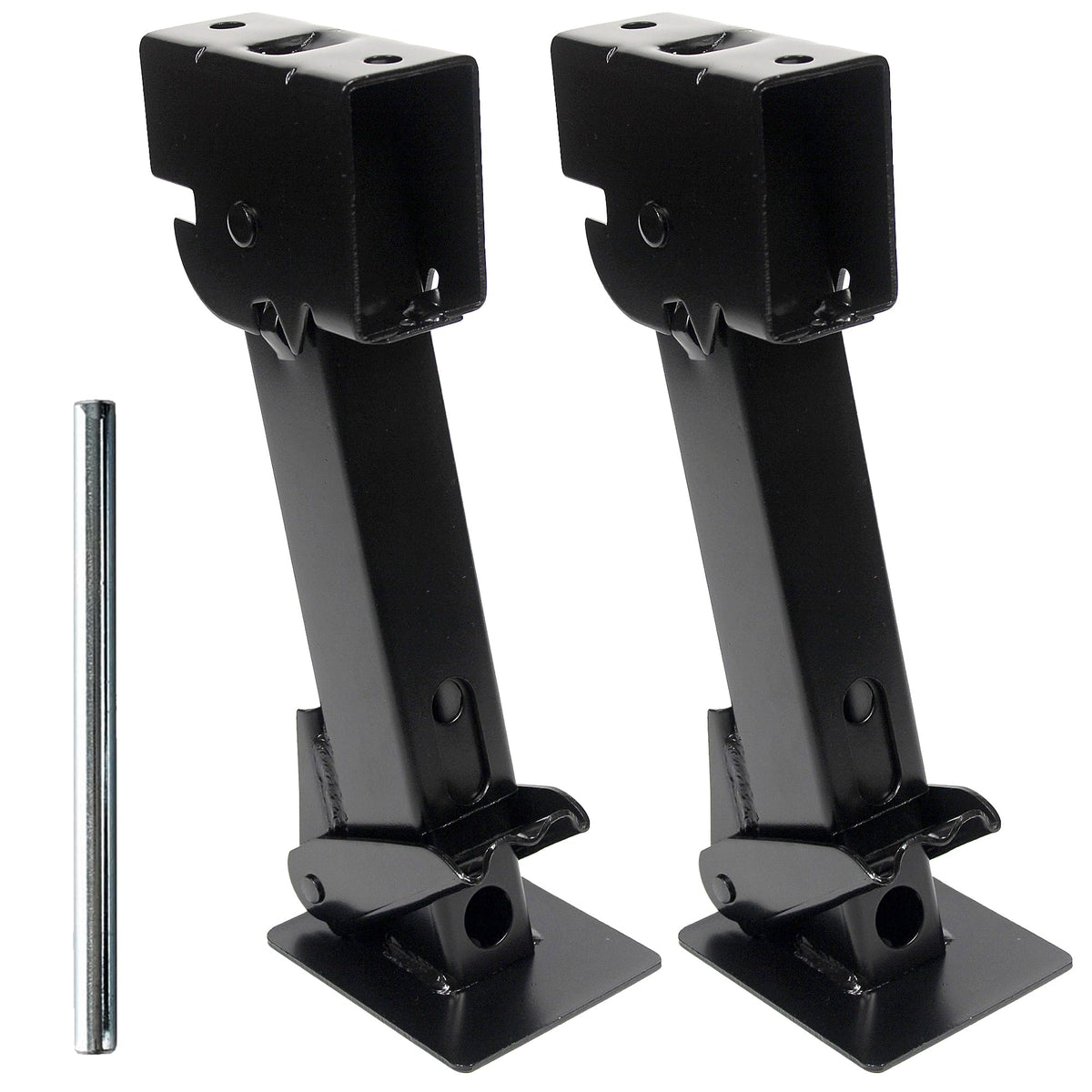 MAXXHAUL front view of mounted jacks showing sturdy support and easy installation