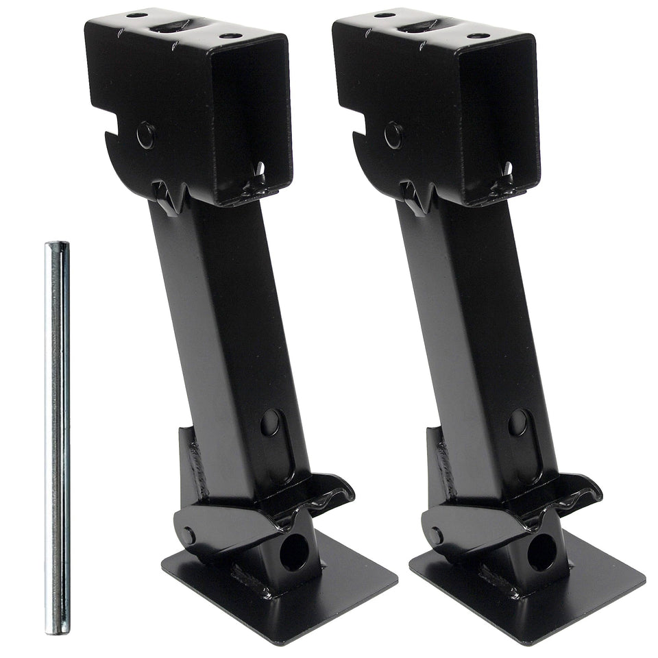 MAXXHAUL front view of mounted jacks showing sturdy support and easy installation