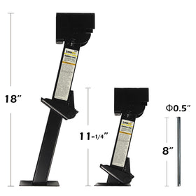 MAXXHAUL handle inserted in jack illustrating smooth operation and quick deployment