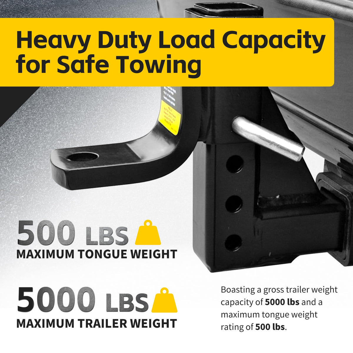 MAXXHAUL height selector index showing eight positions for precise leveling