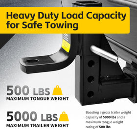 MAXXHAUL height selector index showing eight positions for precise leveling