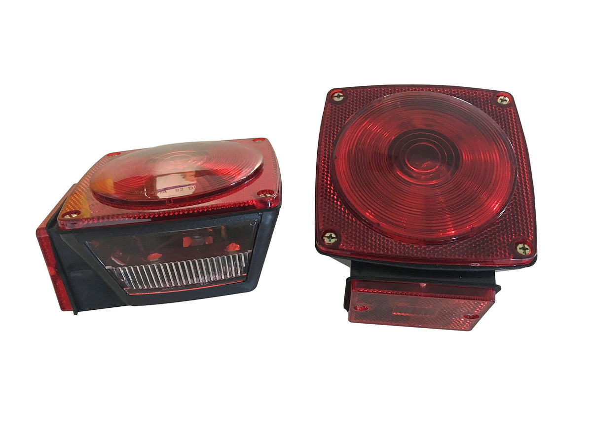 MAXXHAUL license plate bracket with lamp illuminating plate for legal compliance