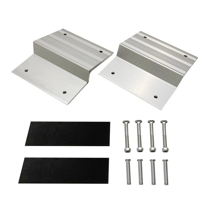 MAXXHAUL ramp top front view showing durable aluminum and secure fit benefit