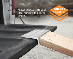 MAXXHAUL ramp top kit close-up textured non-skid surface preventing slips