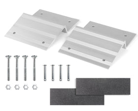 MAXXHAUL ramp top kit front view showing sleeve and pads for quick installation