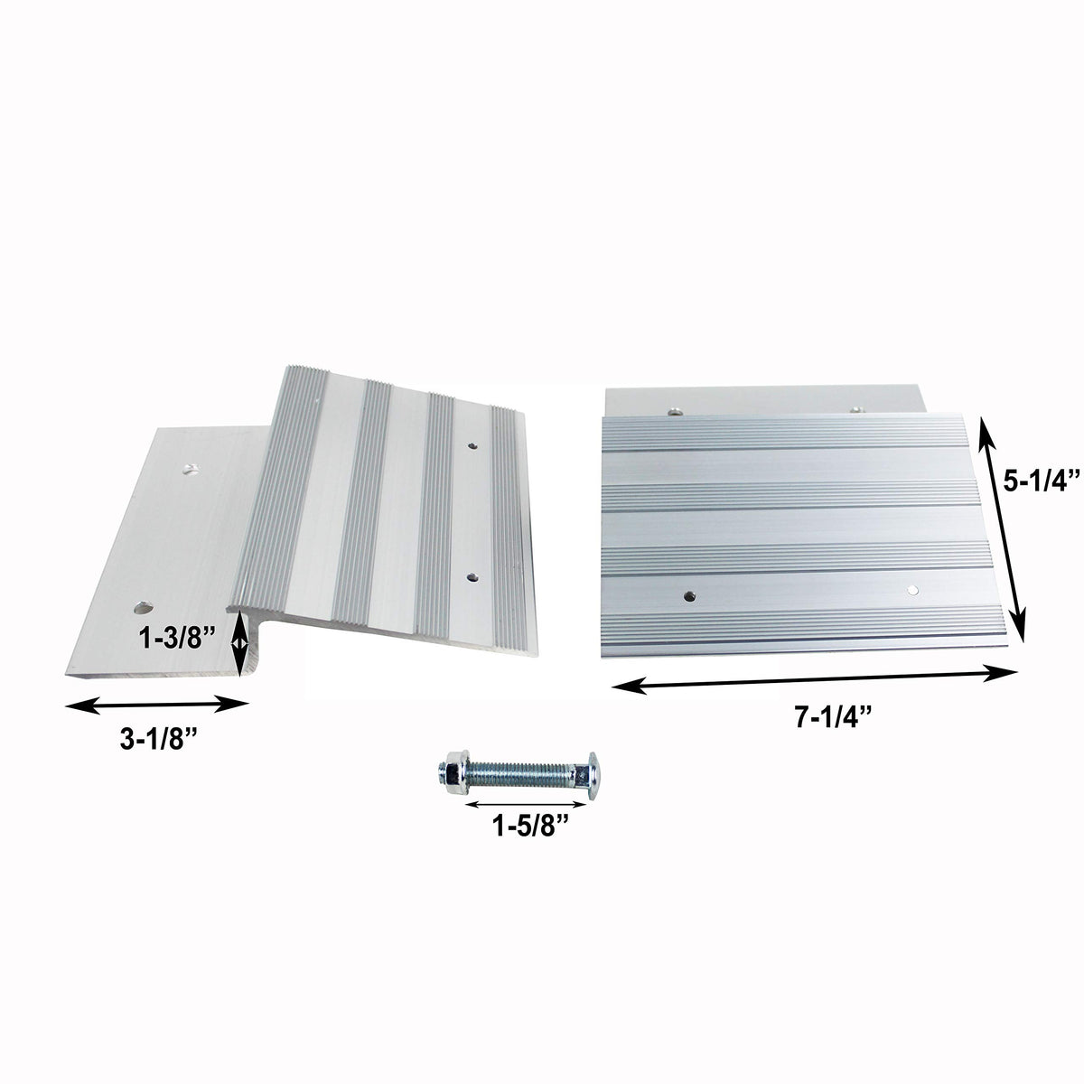 MAXXHAUL ramp top size comparison next to ruler showing compact portability benefit