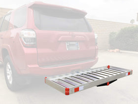 MAXXHAUL reflector and red corner detail improving visibility and roadside safety