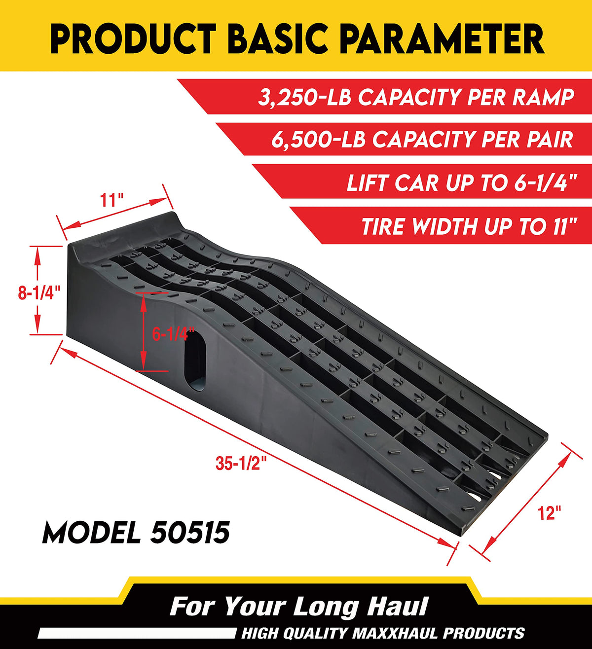MAXXHAUL close-up of deep ridged surface improving tire traction and stability