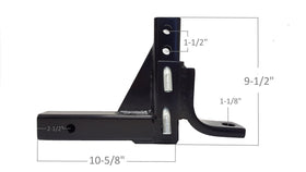 MAXXHAUL side profile showing drop and rise options for flexible fit
