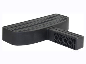 MAXXHAUL step next to measuring tape to show platform size and scale for confident purchase