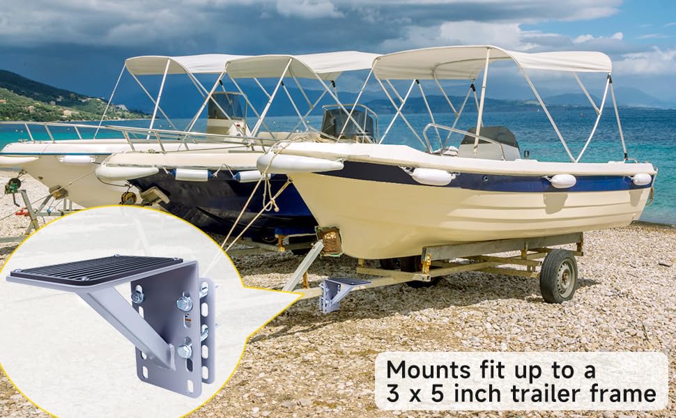 MAXXHAUL step next to a ruler for size comparison demonstrating compact, stable platform