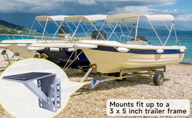 MAXXHAUL step next to a ruler for size comparison demonstrating compact, stable platform