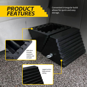 MaxxHaul textured rubber close-up demonstrating non-slip grip advantage
