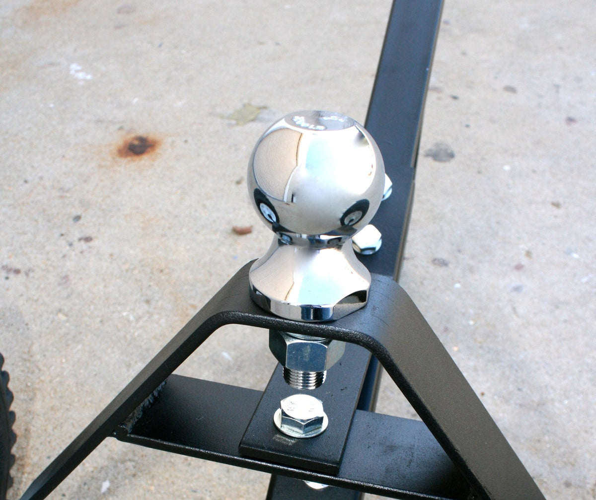 MAXXHAUL dolly in a marina setting easing trailer positioning and handling