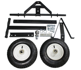 MAXXHAUL dolly next to a foot for size comparison and storage convenience