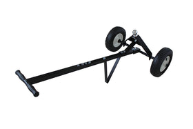 MAXXHAUL detail of 12-inch pneumatic tire providing smooth terrain roll