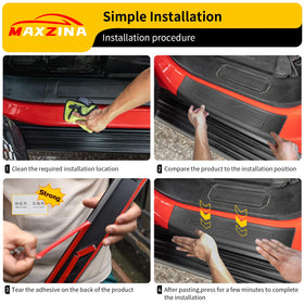 Maxzina adhesive backing detail showing strong bond for long-term hold