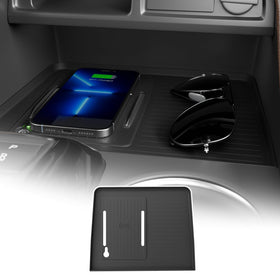 Maxzina front view of console mat showing exact fit and protection