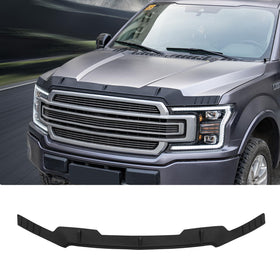 Maxzina hood protector front view installed showing clean profile and protection