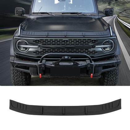 Maxzina front view hood protector showing coverage and clean fit benefit