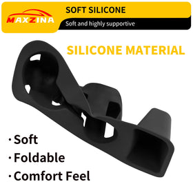 Maxzina cup holder installed in Ford Maverick console preventing spills