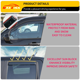 Maxzina visors installed on Maverick side profile demonstrating improved ventilation