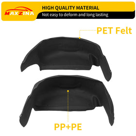 Maxzina installed on truck rear arch illustrating factory-style coverage and clean look
