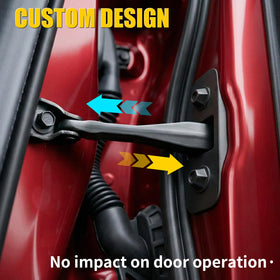 Maxzina interior view hinge seal reducing gap and improving cabin quiet