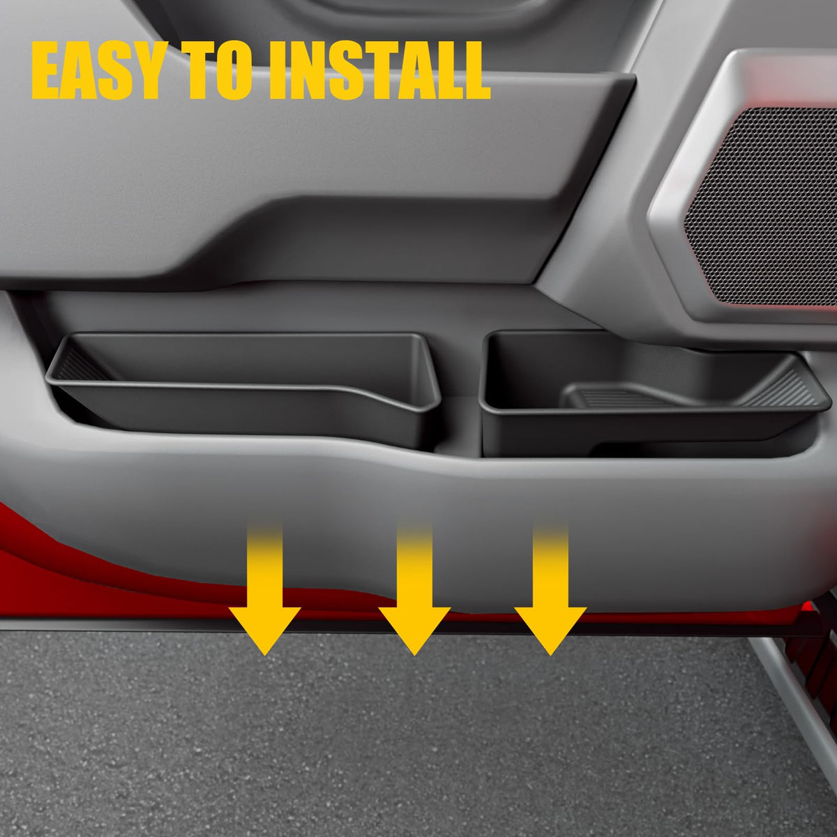 Maxzina labeled tray surface detail highlighting grip and anti-slip benefit
