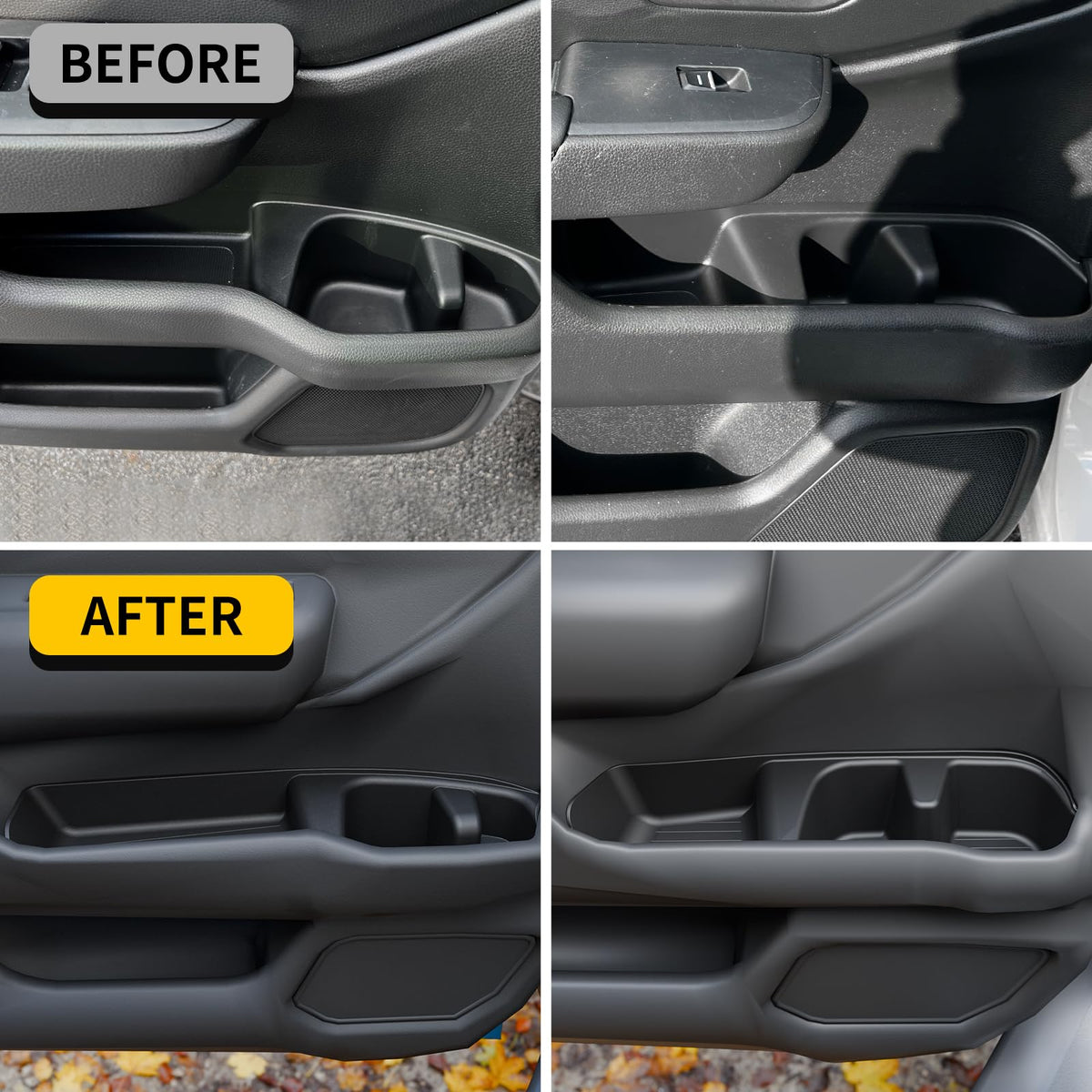 Maxzina lifestyle shot inside Honda showing tidy interior and easy access