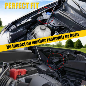 Maxzina mounted liners in engine bay wide shot delivering cleaner, quieter cabin benefit