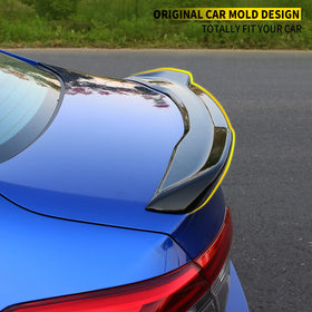 Maxzina spoiler installed on 2023 Honda Civic Sedan demonstrating improved appearance