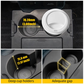 Maxzina installed in Maverick armrest slot for secure fit benefit