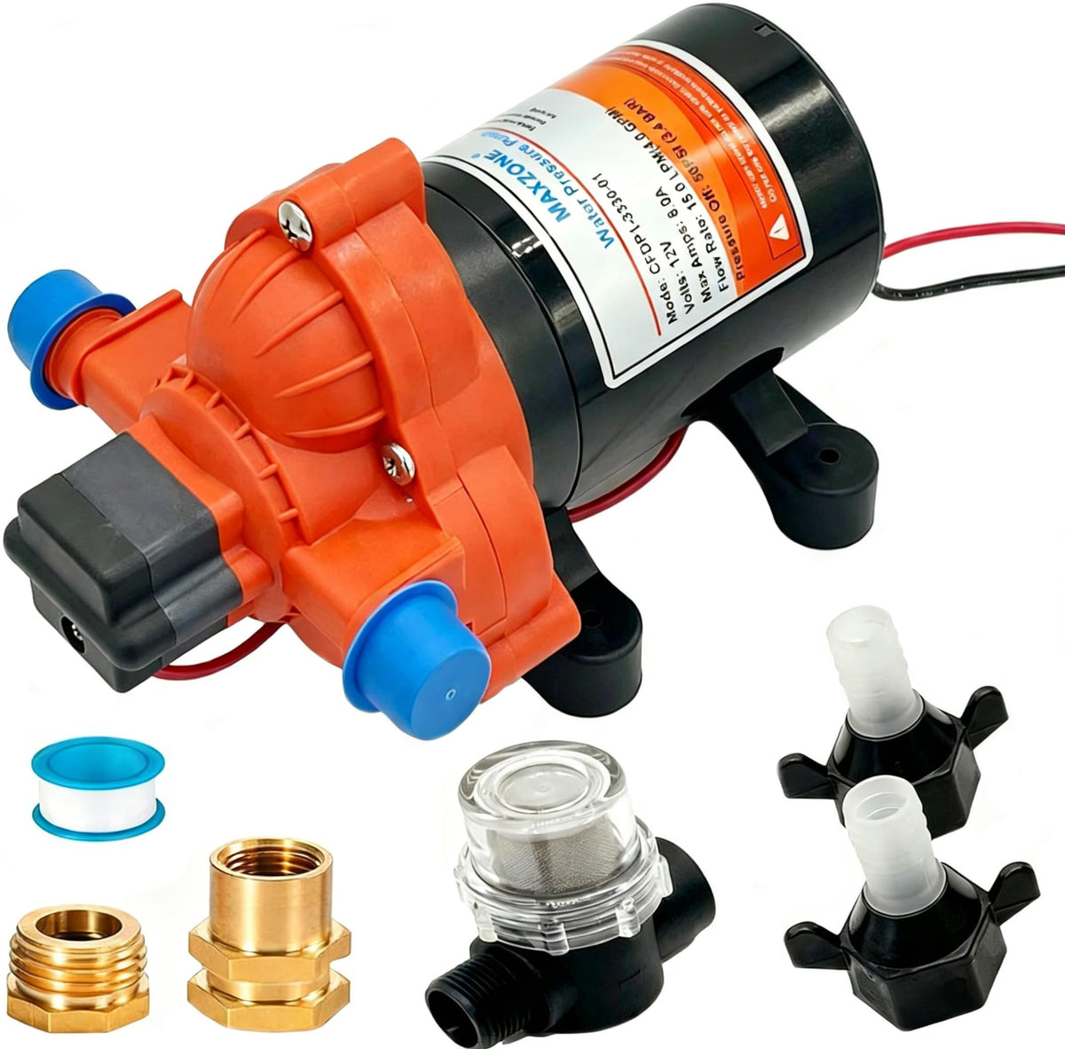 MAXZONE front view pump shows compact unit and quick installation benefit