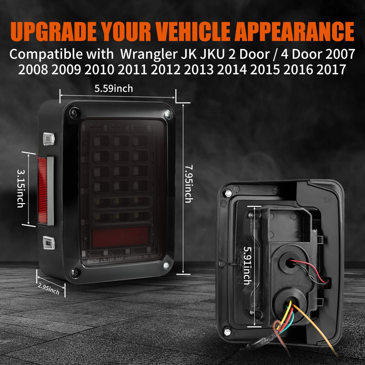 MAYELLO installed on Jeep Wrangler JK demonstrates improved visibility
