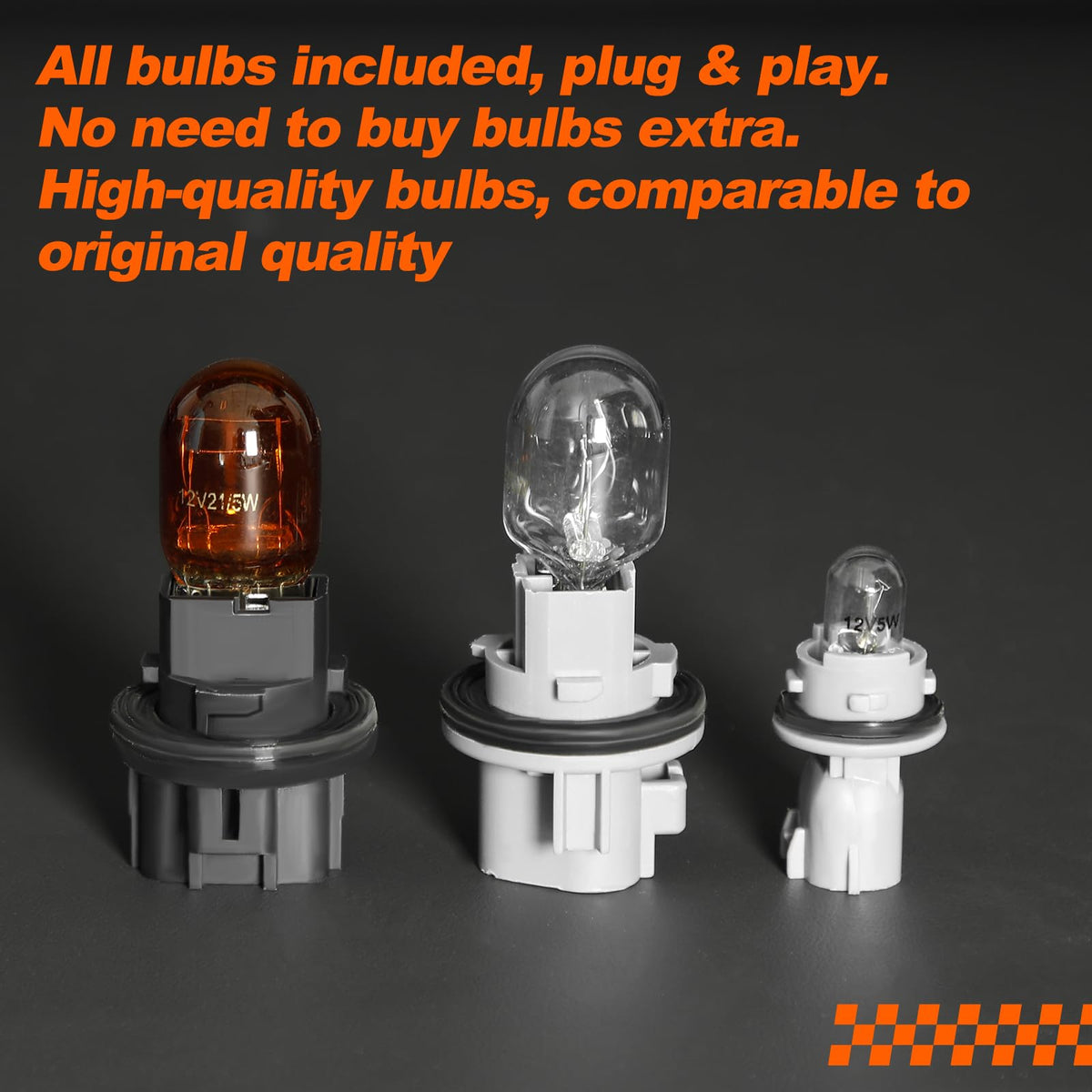 MAYELLO wiring and bulbs shown for plug-and-play installation benefit
