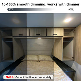 MayJazz installed under cabinet demonstrating focused task lighting for kitchens
