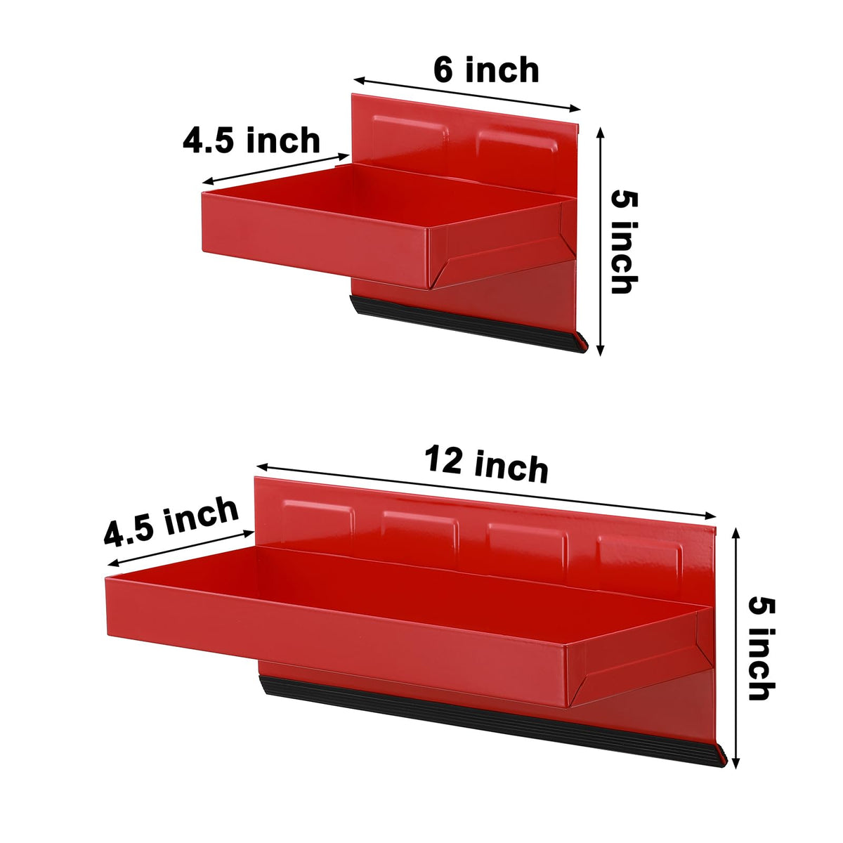 Mayouko 6-inch tray top view with screws and small tools for quick sorting