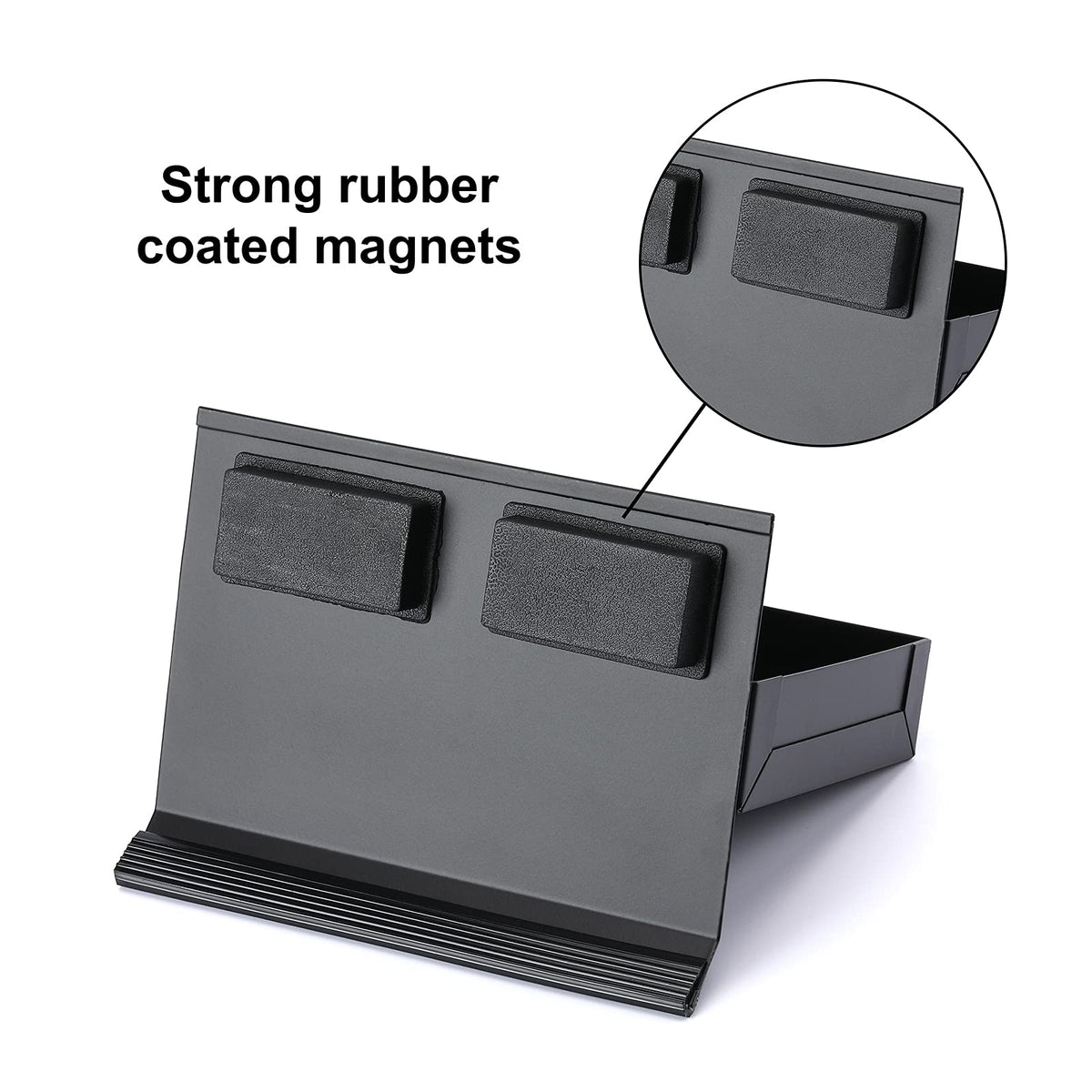 Mayouko close-up of rubber-coated magnet protecting metal surfaces and grip