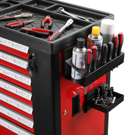 Mayouko screwdriver slot detail with drivers inserted for fast tool access