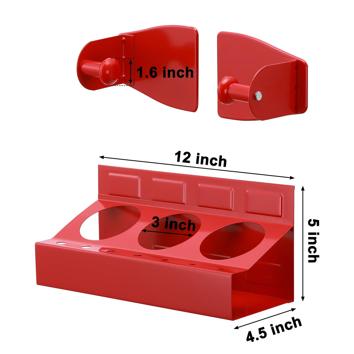 Mayouko spray-can holder with three cans upright for stable, visible storage