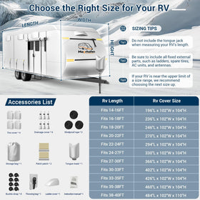 Mayrhofen cover on trailer in driveway for long-term storage protection