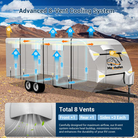 Mayrhofen rear roll-up door open for quick access and convenience