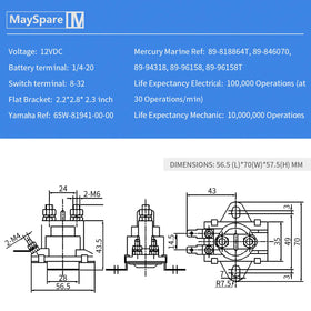 MaySpare close-up of copper coil and screw terminals for improved heat tolerance