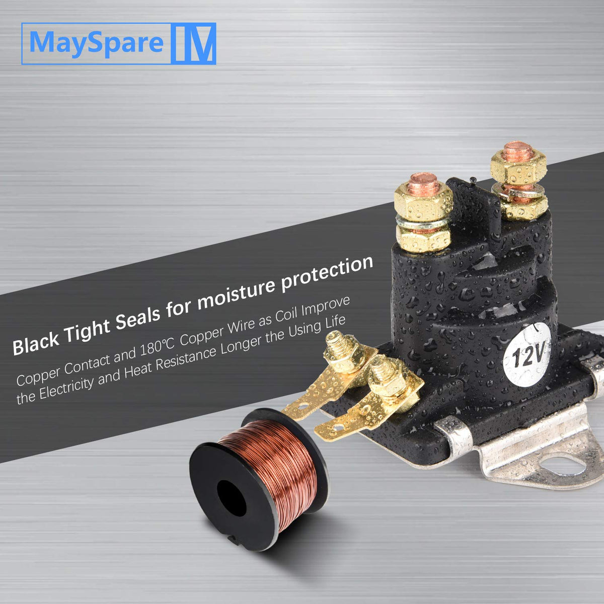 MaySpare installed on outboard demonstrating restored trim control reliability